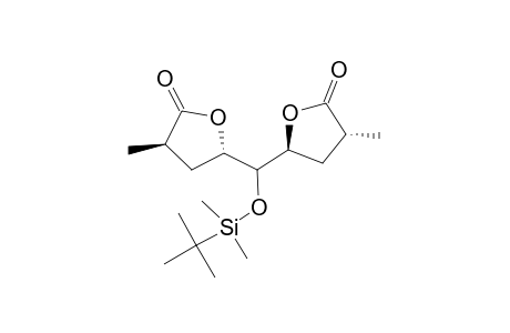 L-glycero-L-manno-Nonaric acid, 2,3,7,8-tetradeoxy-5-O-[(1,1-dimethylethyl)dimethylsilyl]-2,8-dimethyl-, di-.gamma.-lactone