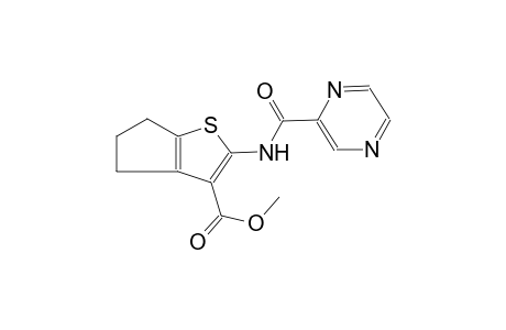 methyl 2-[(2-pyrazinylcarbonyl)amino]-5,6-dihydro-4H-cyclopenta[b]thiophene-3-carboxylate