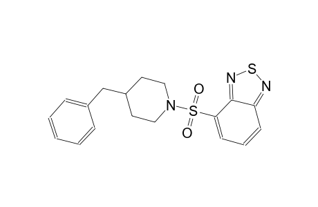 4-[(4-benzyl-1-piperidinyl)sulfonyl]-2,1,3-benzothiadiazole