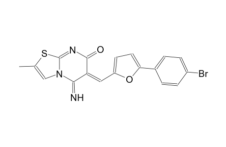 (6Z)-6-{[5-(4-bromophenyl)-2-furyl]methylene}-5-imino-2-methyl-5,6-dihydro-7H-[1,3]thiazolo[3,2-a]pyrimidin-7-one