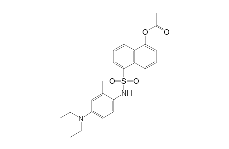 1-Naphthalenesulfonamide, 5-(acetyloxy)-N-[4-(diethylamino)-2-methylphenyl]-