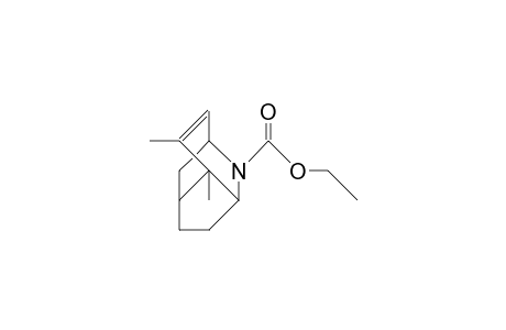 N-Ethoxycarbonyl-7,8-dimethyl-2-aza-tricyclo(4.3.1.0/3,7/)dec-8-ene