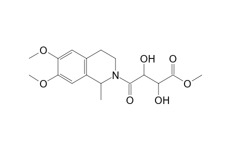 Methyl 4-[1,2,3,4-tetrahydro-6,7-dimethoxy-1-methylisoquinoline-2-yl]-4-oxo-2,3-dihydroxybutanoate