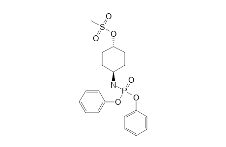 (trans-1,4-Cyclohexanol methanesulfonyl)phosphoramidic acid diphenyl ester