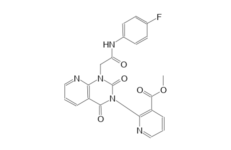 3-pyridinecarboxylic acid, 2-(1-[2-[(4-fluorophenyl)amino]-2-oxoethyl]-1,4-dihydro-2,4-dioxopyrido[2,3-d]pyrimidin-3(2H)-yl)-, methyl ester