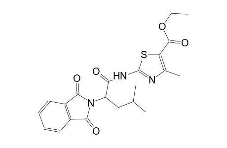 5-thiazolecarboxylic acid, 2-[[2-(1,3-dihydro-1,3-dioxo-2H-isoindol-2-yl)-4-methyl-1-oxopentyl]amino]-4-methyl-, ethyl ester