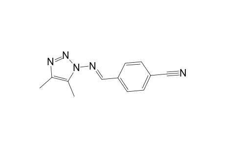 4-[(E)-(4,5-dimethyl-1,2,3-triazol-1-yl)iminomethyl]benzenecarbonitrile