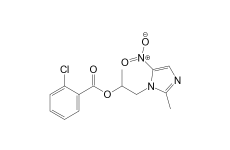 1-(2'-Methyl-5'-nitro-1'H-imidazol-1'-yl)propan-2-yl-2"-chlorobenzoate