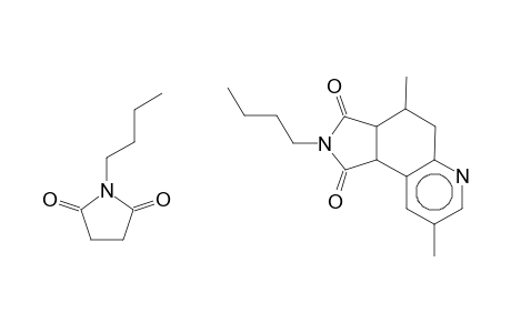 2-BUTYL-5-(1-BUTYL-2,5-DIOXO-PYRROLIDIN-3-YL)-4,8-DIMETHYL-3A,4,5,9B-TETRAHYDROPYRROLO[3,4-FfQUINOLINE-1,3-DIONE