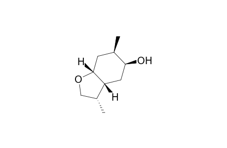 (3S,3aR,5S,6R,7aR)-3,6-Dimethyl-octahydro-benzofuran-5-ol
