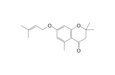 7-[Prenyloxy]-2,2,5-trimethyl-4-chromanone