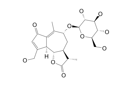 CICHORIOSIDE-H;9-ALPHA-HYDROXY-JACQUINELIN-9-O-BETA-D-GLUCOPIRANOSIDE