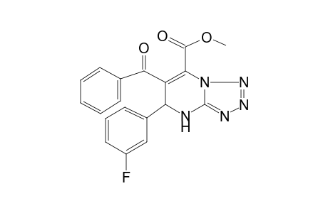 6-Benzoyl-5-(3-fluorophenyl)-1,5-dihydrotetrazolo[1,5-a]pyrimidine-7-carboxylic acid methyl ester