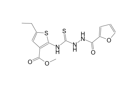 methyl 5-ethyl-2-({[2-(2-furoyl)hydrazino]carbothioyl}amino)-3-thiophenecarboxylate