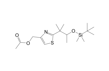 (RS)-2-(2'-tert-Butyldimethylsilyloxy-1',1'-dimethylpropyl)-4-acetoxymethylthiazole