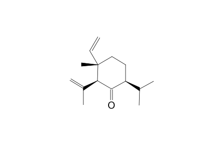 (2S,3S,6S)-3-ethenyl-3-methyl-6-propan-2-yl-2-prop-1-en-2-ylcyclohexan-1-one