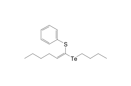 (E)-1-Butyltelluo-1-phenylthio-1-hexene