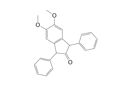 5,6-Dimethoxy-1,3-diphenylindan-2-one