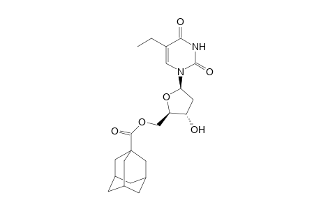 2'-deoxy-5-ethyluridine, 5'-adamantanecarboxylate