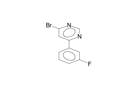 4-META-FLUOROPHENYL-6-BROMOPYRIMIDINE