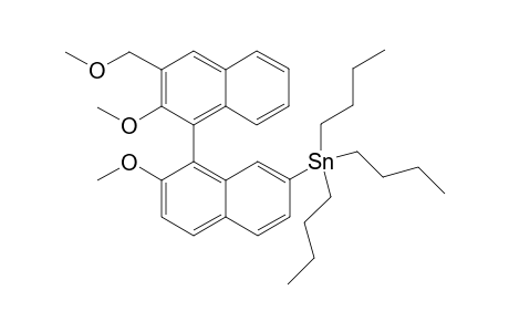 Tributyl[2,2'-dimethoxy-3'-(methoxymethyl0-1,1'-binaphthalen-7-yl]stannane
