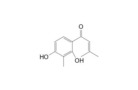 1-(2,4-dihydroxy-3-methyl-phenyl)-3-methyl-but-2-en-1-one