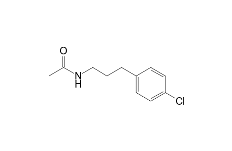 N-[3'-(4''-Chlorophenyl)propyl]-acetamide