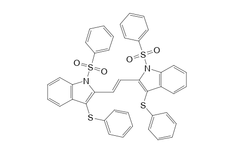 1-(benzenesulfonyl)-2-[(E)-2-[1-(benzenesulfonyl)-3-(phenylthio)-2-indolyl]ethenyl]-3-(phenylthio)indole