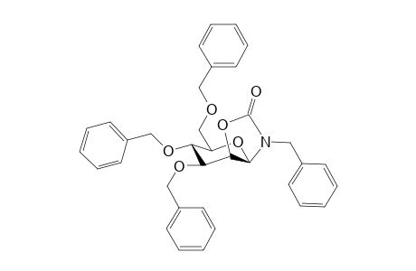 3-Benzyl-3',4',6'-O-Tribenzyloxazolidino[4,5-b]hexapyranose