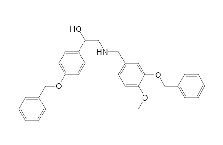 2-[(3-benzoxy-4-methoxy-benzyl)amino]-1-(4-benzoxyphenyl)ethanol