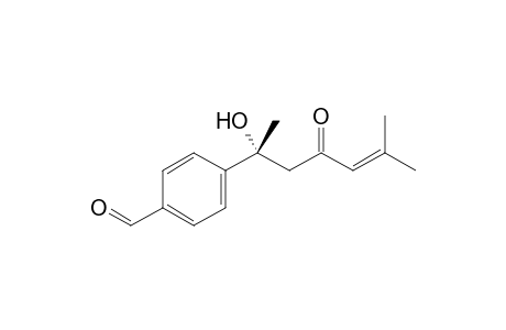 4-(R)-[(1'-Hydroxy-1',5'-dimethyl-4'-hexen-3'-on)yl]-benzaldehyde