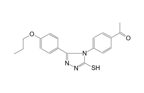 ethanone, 1-[4-[3-mercapto-5-(4-propoxyphenyl)-4H-1,2,4-triazol-4-yl]phenyl]-