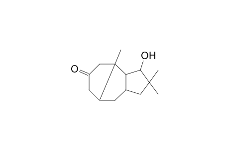 2,10,10-trimethyl-11-hydroxy-tricyclo[6.3.0(1,8).0(2,6)]undecanone-4