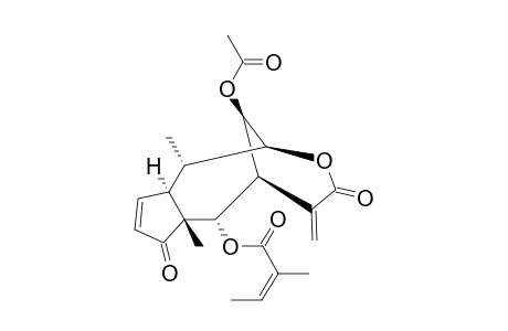 1-ALPHA,7-ALPHA,10-BETA-H-4-OXO-6-ALPHA-ANGELOYLOXY-8-BETA-ACETOXY-PSEUDOGUAIA-2(3),11(13)-DIEN-9-BETA,12-OLIDE