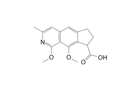 8H-1,9-Dimethoxy-3-methyl-6,7-dihydrocyclopent[g]isoquinoline-8-carboxylic acid