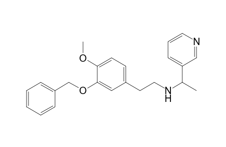 3-Pyridinemethanamine, N-[2-[4-methoxy-3-(phenylmethoxy)phenyl]ethyl]-.alpha.-methyl-, (.+-.)-