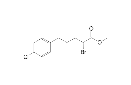 2-Bromo-5-(4-chlorophenyl)pentanoic acid methyl ester