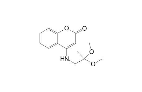 4-[2-(Dimethoxy)propylamino]benzopyran-2-one