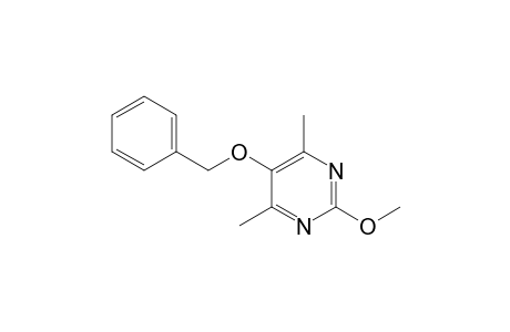 2-Methoxy-4,6-dimethyl-5-phenylmethoxy-pyrimidine
