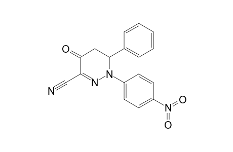 2-(4-nitrophenyl)-5-oxidanylidene-3-phenyl-3,4-dihydropyridazine-6-carbonitrile
