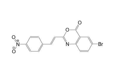 4H-3,1-benzoxazin-4-one, 6-bromo-2-[(E)-2-(4-nitrophenyl)ethenyl]-