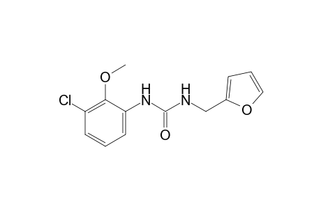 1-(3-chloro-2-methoxyphenyl)-3-furfurylurea