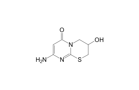 2H-Pyrimido[2,1-b][1,3]thiazin-6-one, 8-amino-3-hydroxy-3,4-dihydro-