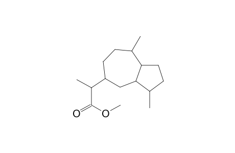 5-Azuleneacetic acid, decahydro-.alpha.,3,8-trimethyl-, methyl ester
