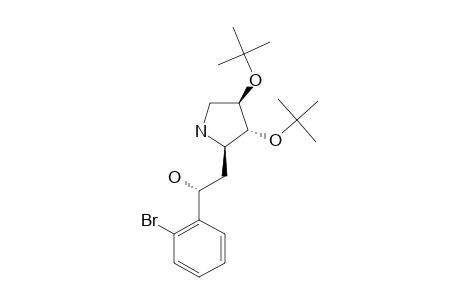 (1R)-1-(2-BROMOPHENYL)-2-[(2S,3S,4S)-3,4-DI-TERT.-BUTOXYPYRROLIDIN-2-YL]-ETHANOL