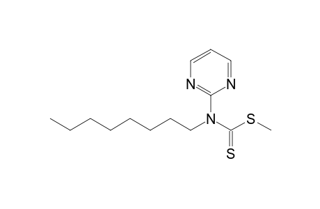 Methyl N-octyl-N-(2-pyrimidyl)dithiocarbamate
