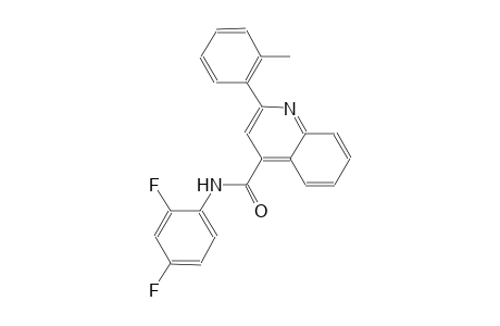 N-(2,4-difluorophenyl)-2-(2-methylphenyl)-4-quinolinecarboxamide