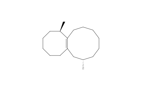 (1R*,8S*)-1,2,3,4,5,6,7,8,9,10,11,12,13,14-tetradecahydro-1,8-dimethylcyclooctacyclodecene