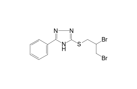 4H-1,2,4-Triazole, 3-(2,3-dibromopropylthio)-5-phenyl-