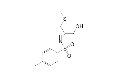 N-{2-hydroxy-1-[(methylsulfanyl)methyl]ethyl}-4-methylbenzenesulfonamide